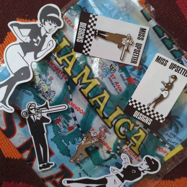 Patche Écusson Ska Rude Boy Rocksteady Patch Brodé Thermocollant