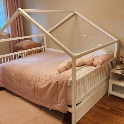 Wooden Doll Stroller