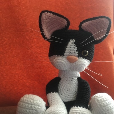 Amigurumi Cat PATTERN Cat Crochet Pattern Pdf Tutorial Tom the Cat - Etsy