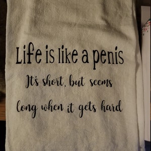 Adult Kitchen Towels/funny Kitchen Towels/adult Humor/adult  Gifts/inappropriate Gifts/penis Jokes Gifts/funny Sayings/funny Towels 