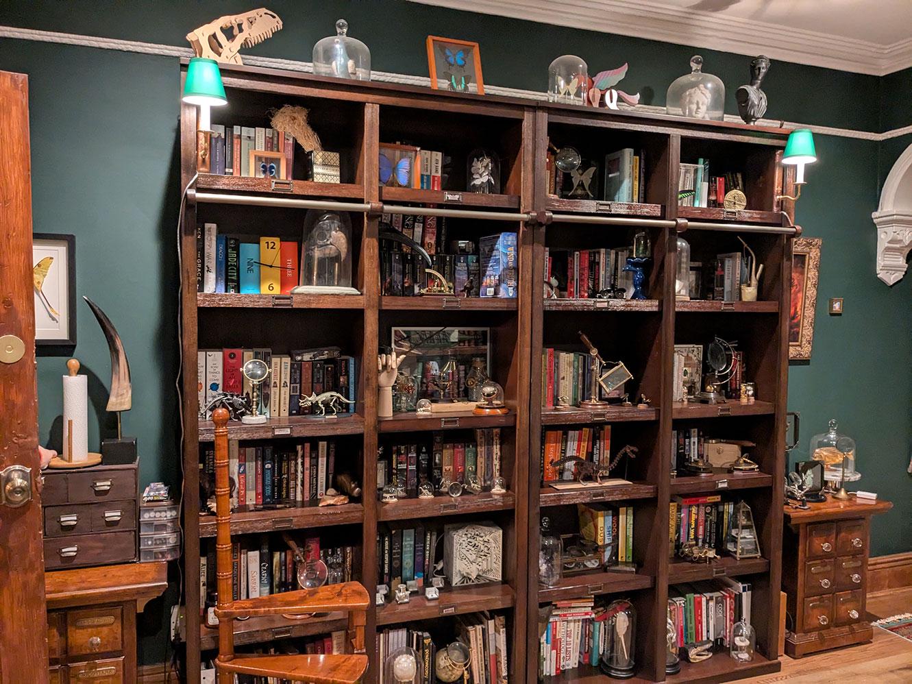 Lamps, Bookshelf Lamp, Literary Lamps™, Bookcase Lamp