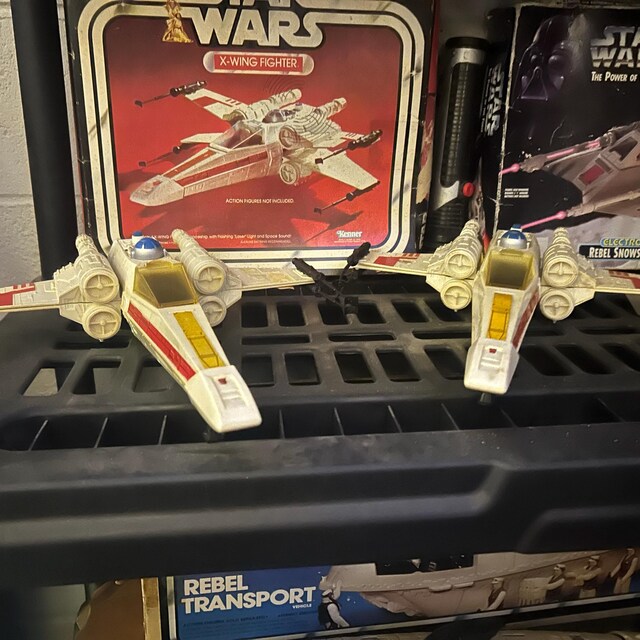 Star Wars スターウォーズ X-Wing オールド ケナー社 希少 Vintage Star Wars Kenner X Wing Canopy & Laser Cannons Set Repro