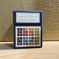 Watercolor Swatches Playing Cards - Set of Two Decks - Etsy UK