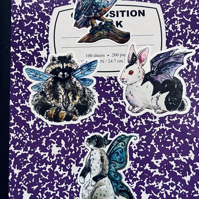 100 PCS Marine Life Manatee Stickers - Waterproof Vinyl Aesthetic Stickers For Water Bottles & Laptops