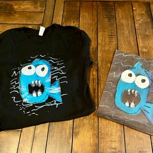 ★THE MUSEUM VISITOR★ CHILD DRAWING TSHIRTS BLACK 09579 X Undercover UFO Print Black T-shirt - Hionidis Mankind