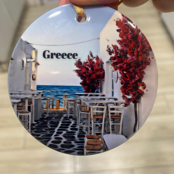 Miami Christmas Ornament, Unique Miami Christmas Gift, Miami Travel
