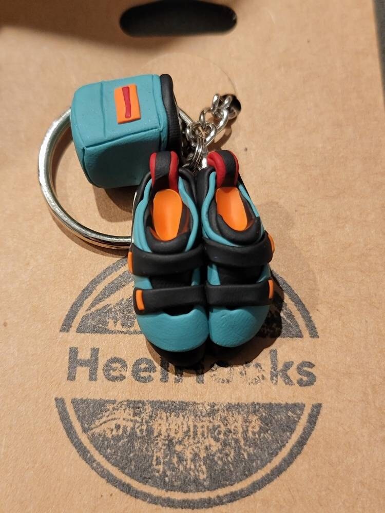 Rock Climbing Keychain Personalized Gift for Climbers Custom Climbing Shoes and Chalk Bag