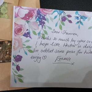 Shannon added a photo of their purchase