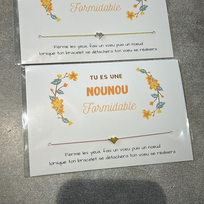 Bracelet "Tata" En Alliage Argenté - Cadeau Personnalisé Pour Tante | Anniversaire, Noël, Fête Des Mères, Taille Réglable