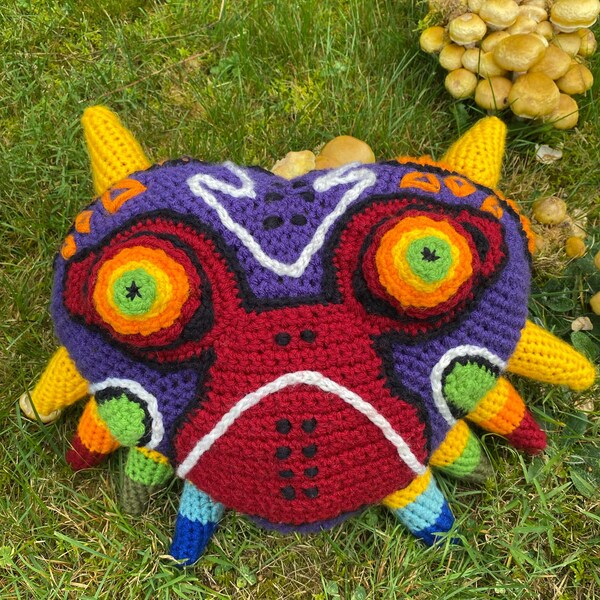 Majora’s Mask Crochet Pillow Pattern - Etsy