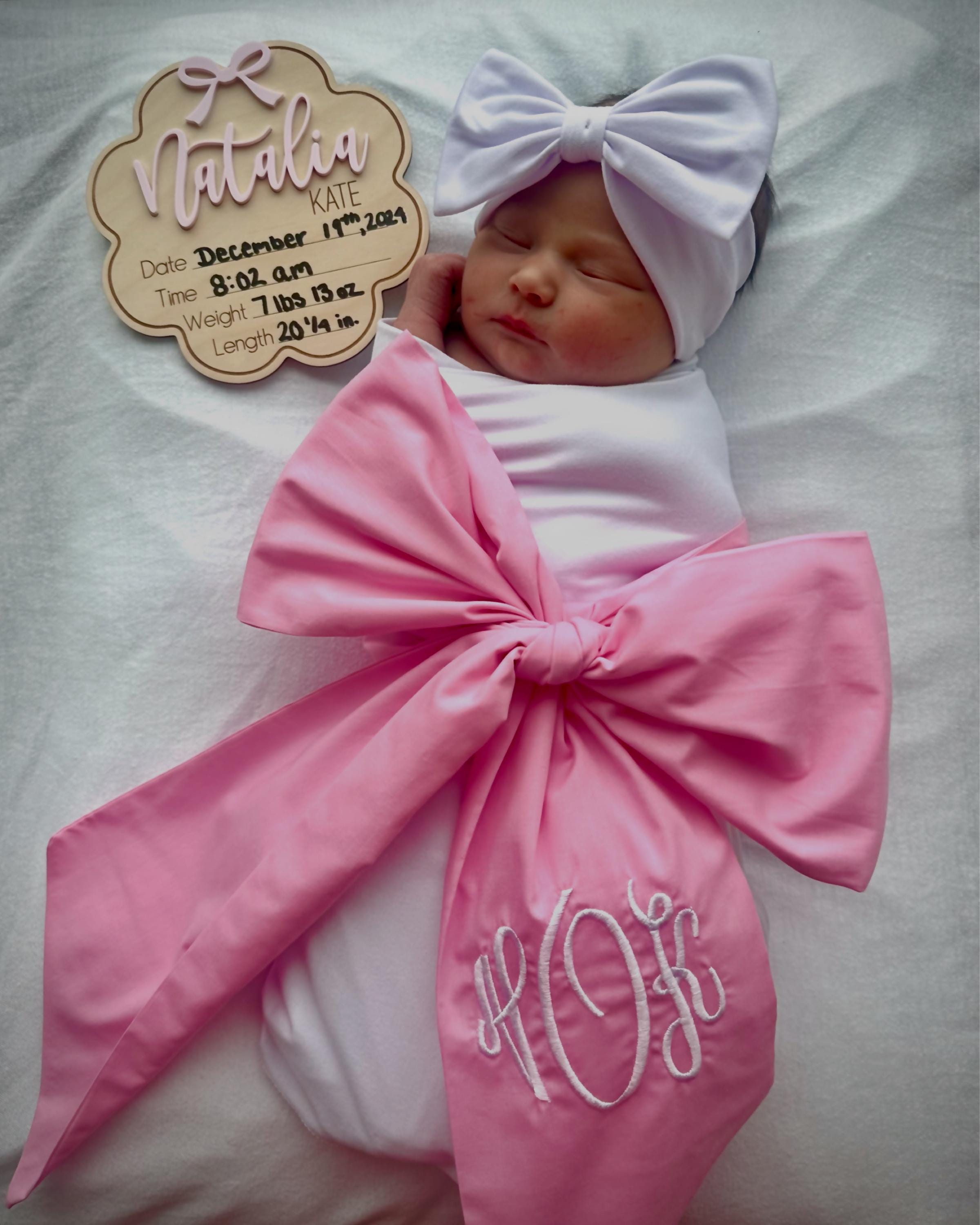 Infant Baby Swaddle Bow