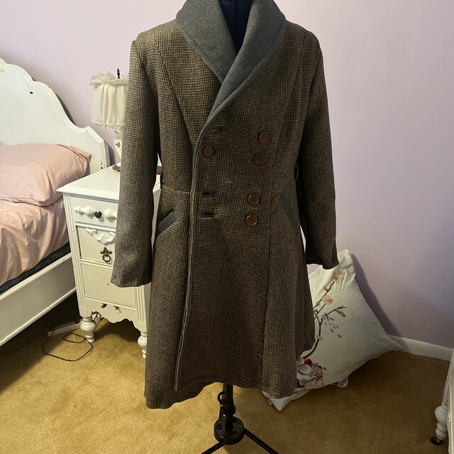 PDF Sewing Pattern | Fully Lined Elegant A-line Coat Pattern