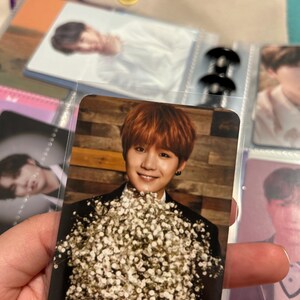 BTS Valentine's Day Flower Gift Handmade Unofficial Photocard RM