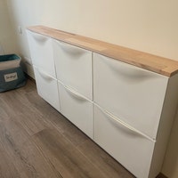 Holzplatte für Ikea Trones Massive Holzplatte für 3 Ikea Trones