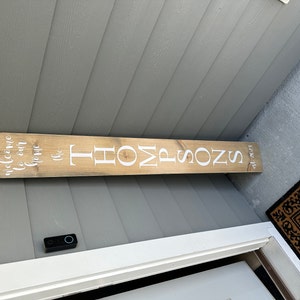 Last Name Front Porch Sign, Family Name Sign, Welcome Sign