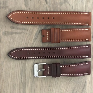 Handmade Vegetable Tanned Vintage Leather Watch Band / Strap - Etsy