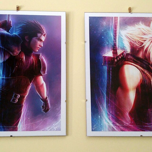 ポスター FINAL FANTASY.VII CRISIS CORE Poster FF7 Zack Final Fantasy VII Remake - Limited Edition Fine Art
