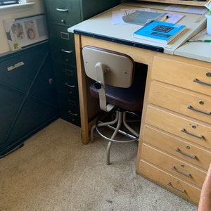 Double Pedestal Steel Metal Desk | Etsy