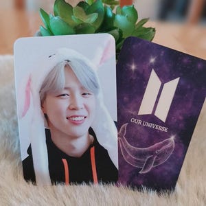 BTS Bunny Swag Fanmade Photocards OT7 (jungkook, Jin, Namjoon