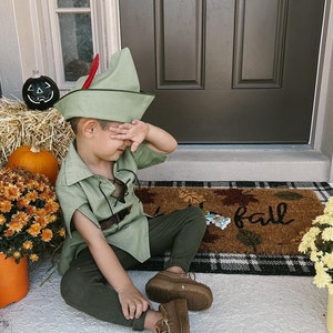 18mo for Toddlers Peter Pan toddler costume Fairytale Costume SZ 12mo & 2T-4T Adorable  Costume Kleding Unisex kinderkleding pakken Robin Hood Costume 