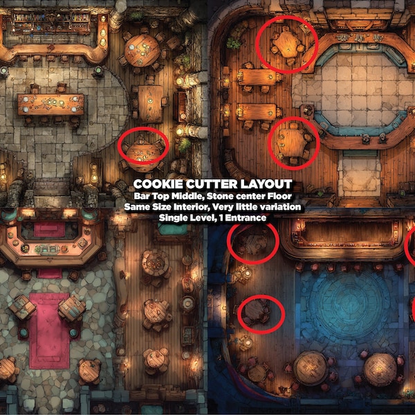 RPG Battle Maps Art Bundle – Maps for RPG Tabletop, for Roll20, Foundry ...