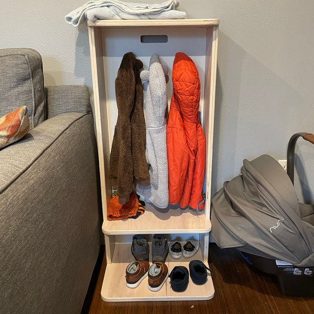 Children's coat and shoe storage hotsell