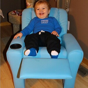 child recliner with name