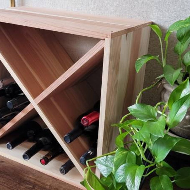 Storage Buildable Wine Rack Echelon Modular Wine Storage System