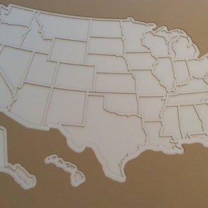 50 States Photo Map USA | Etsy