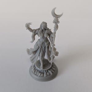 Elf Hexenmeisterin Miniature Sorcière pour D&d 5e Pathfinder