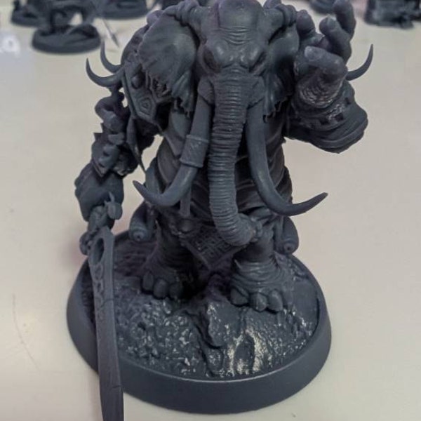 Cyrus Swordtusk - Oliphant - Unpainted Miniature - Etsy