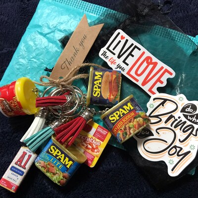 Mini FOOD Keychains - Etsy