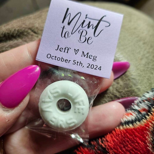 Mint to Be Wedding Favors for Guests in Bulk, Lifesaver Mints ...