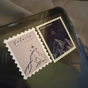 Velaris Stamp Sticker VINYL STICKER City of Starlight ACOTAR - Etsy