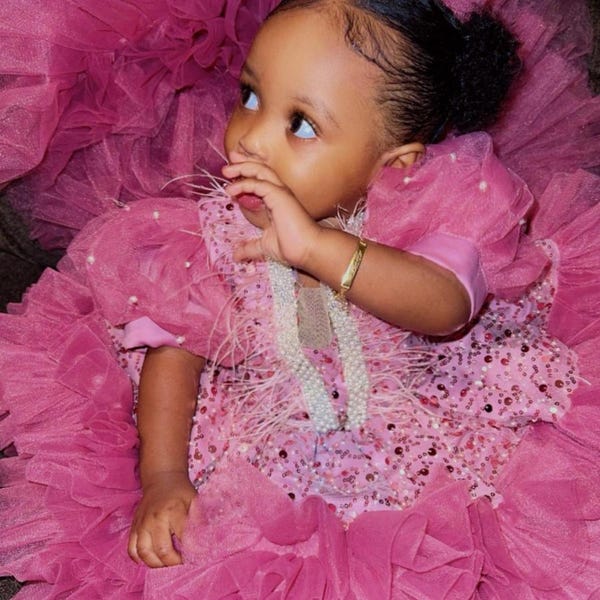 Gold Sequins ombré baby doll dress