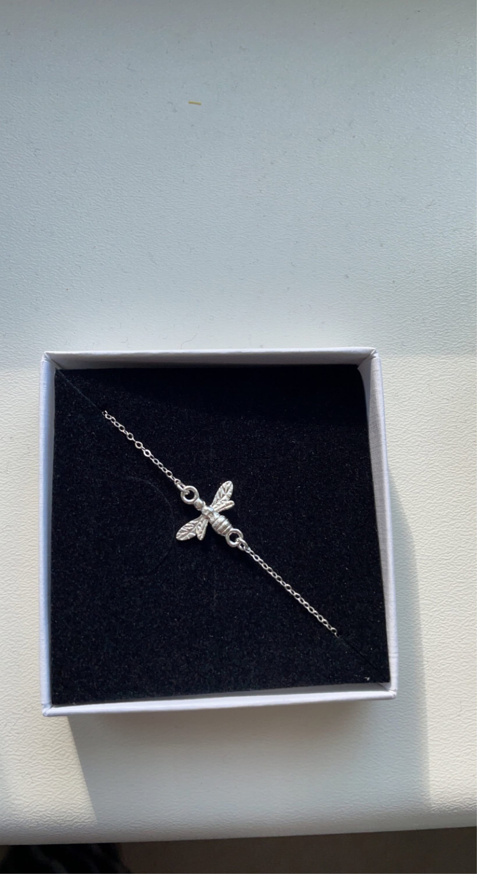 Final Sale Honey Bee Bracelet Sterling Silver/Gold Filled/Rose Gold Filled Bee Bracelet • Bee Pendant•Bee Jewelry•Tiny Bee•Bee Gift•Gold Bee
