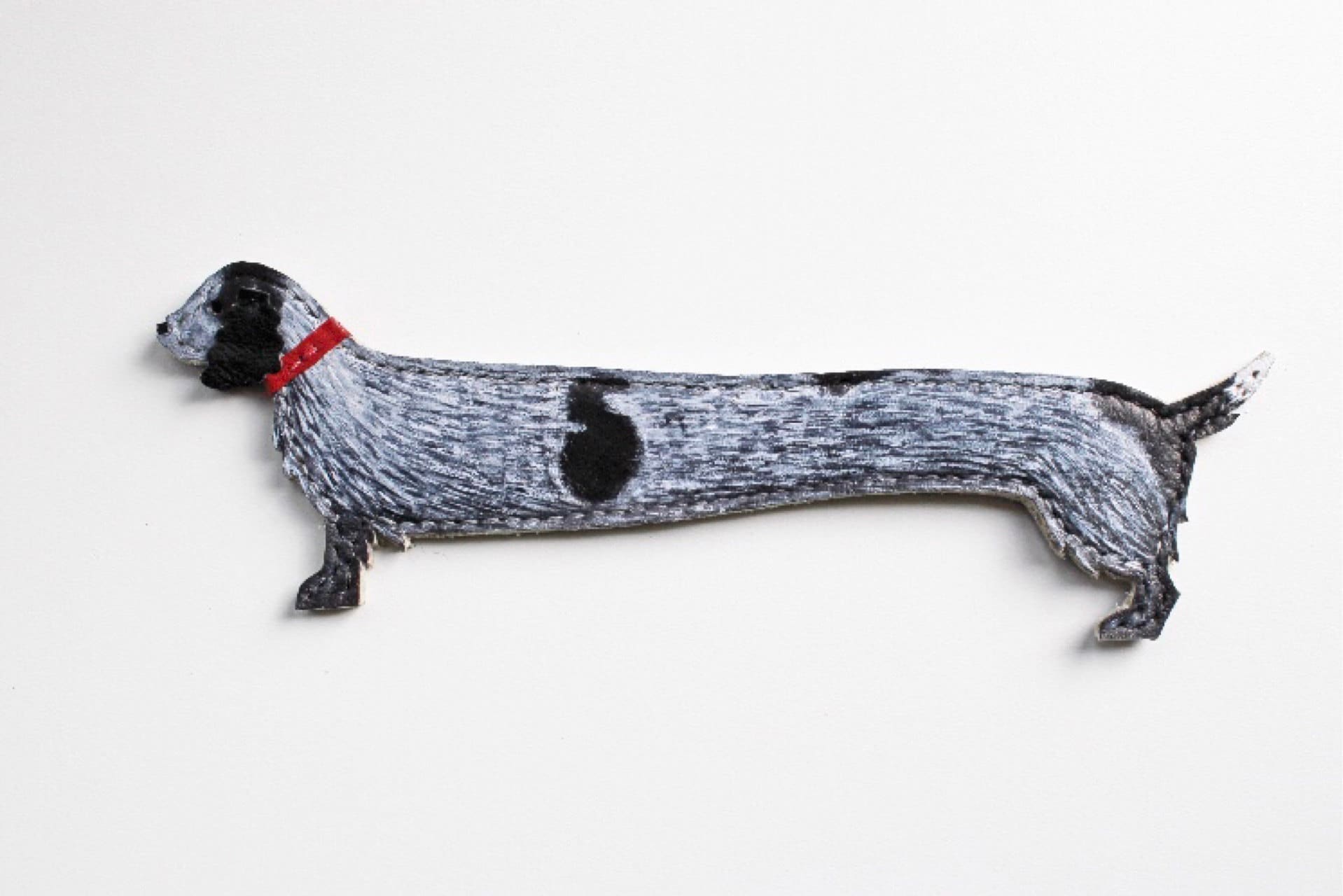 Sausage Dog Bookmark, Custom Leather Bookmark, Miniature Dachshund Gift, Christmas gift,Dog Bookmark, Dapple Dachshund Bookmark, Doxie