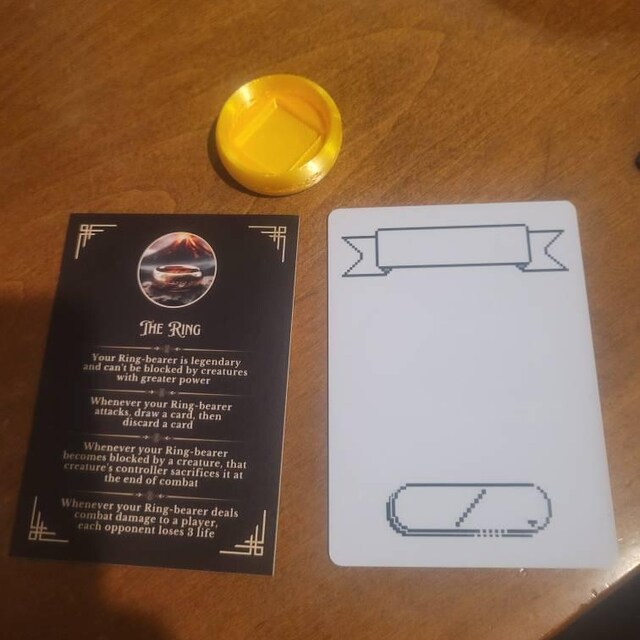 mtg the ring helper card LotR