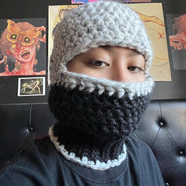 小物 DISCOVERED CROCHET BALACLAVA Chunky Balaclava Crochet PATTERN No Sew - Etsy