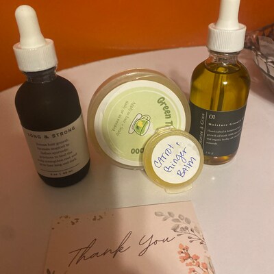INDIAN Hair Growth Oil Thicker Darker Longer Hair balances Fights Dry