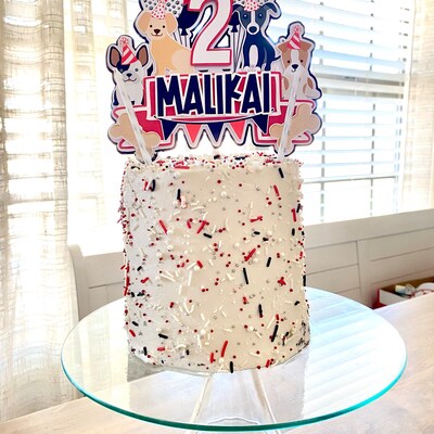 Happy Boo Halloween Cake Topper - Black Glitter Ghost Party Decoration For Cakes & Desserts