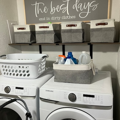 Laundry Sign, Laundry Room Decor, Laundry Room Sign, the Best Days End ...