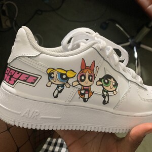 Hello Kitty Nike Air Force 1s Custom Sneakers Custom Air | Etsy