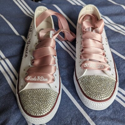 personalised wedding pumps