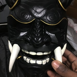 AIRSOFT MASK BB GUN SAMURAI ASSASSIN DEMON ONI COSTUME COSPLAY EVIL HANNYA  DA06