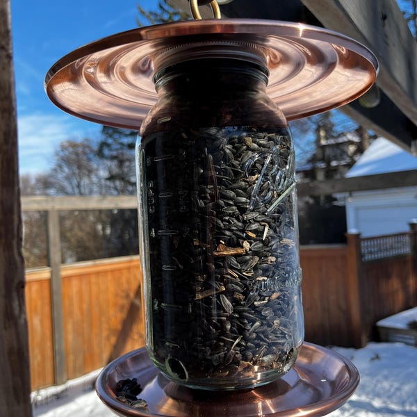 Pure Copper Bird Bath - Etsy