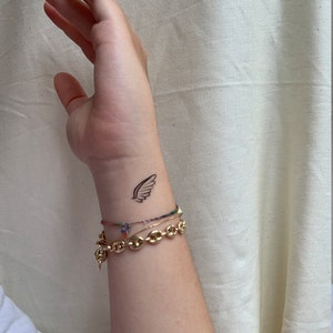 Fleur De Lis Temporary Tattoo Set Of 3 Etsy