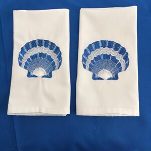 【ほたてページ】 ホタテ貝の機械刺繍デザイン：航海風シノワズリ模様（即時ダウンロード