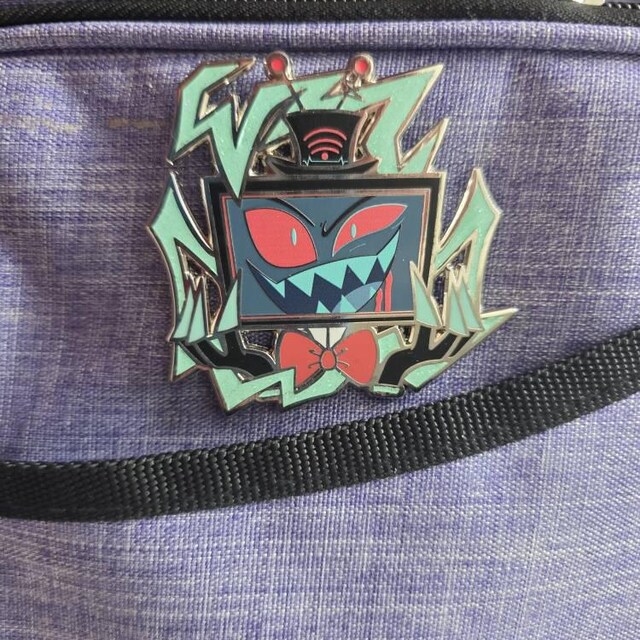 Hazbin Hotel - Vox & Valentino Enamel Pin Badges - Etsy