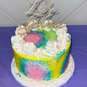 Wood Name Cake Topper Custom Cake Topper Birthday Cake - Etsy